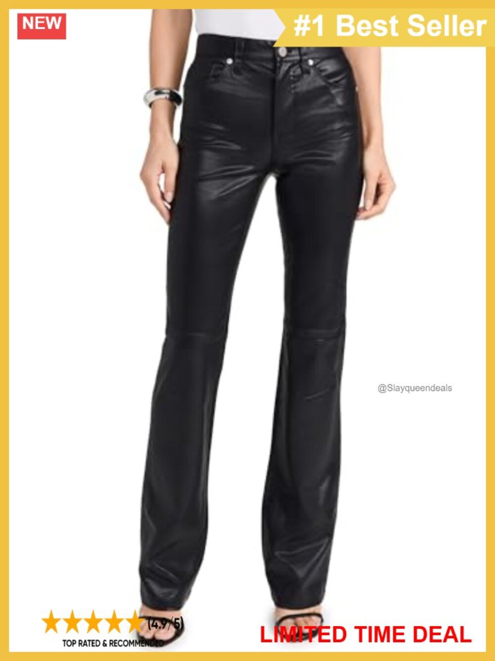 Women's High Rise Boot Cut Chino Pants Flat Front Zip Front Classic Fit
